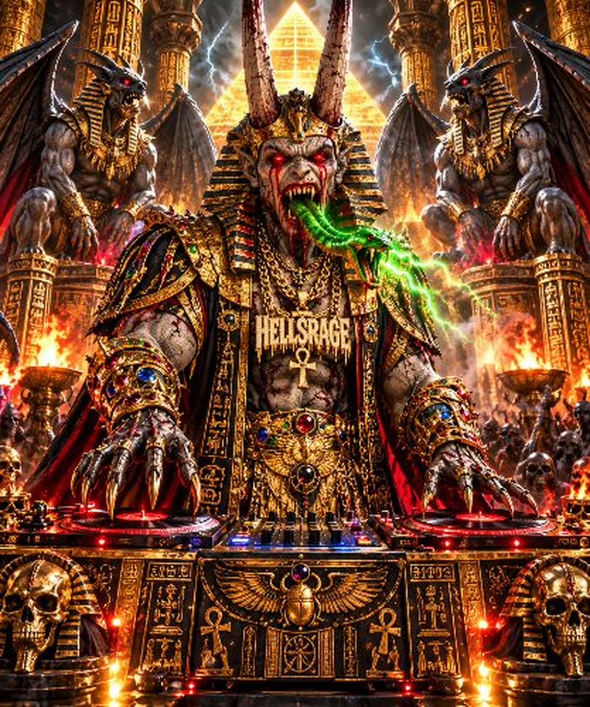 hellsrage hellzrage the Legion for we are many cover