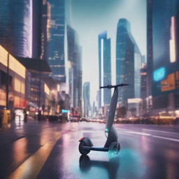Ride the E-Scooter