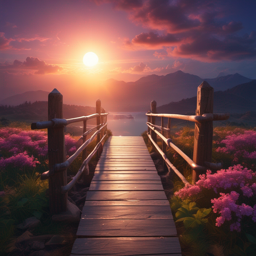 over the bridge