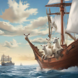 Goats on the Sailing Ship