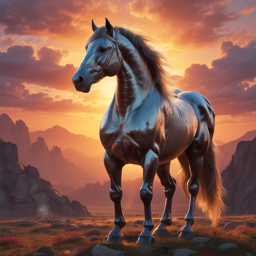 天启骑士-白"Apocalyptic Rider - White."