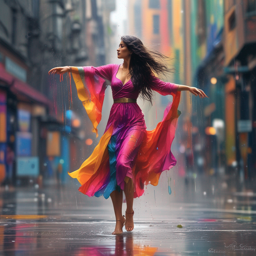 음악에 내리는 비