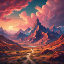 Great plains, Beautiful mountains .v2