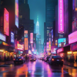 Neon City Lights