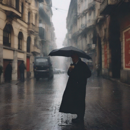 Yağmurlu İstanbul Sabahında