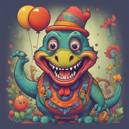 Clown Dinosaur