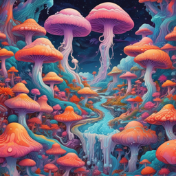 Frozen Fungi Wonderland