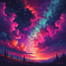 Underneath the electric sky