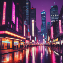 Neon Nights - Symphony of colors in the dark