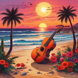 Playa al Atardecer
