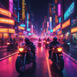 Riding into the Night