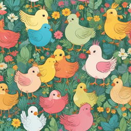 Little Chicks in the Garden - Video on Youtube: @babychick_tamhoatv