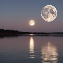 burning moon