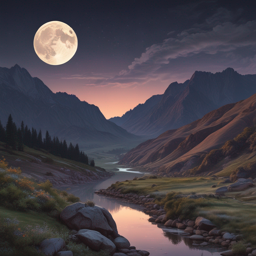 O white moon rose